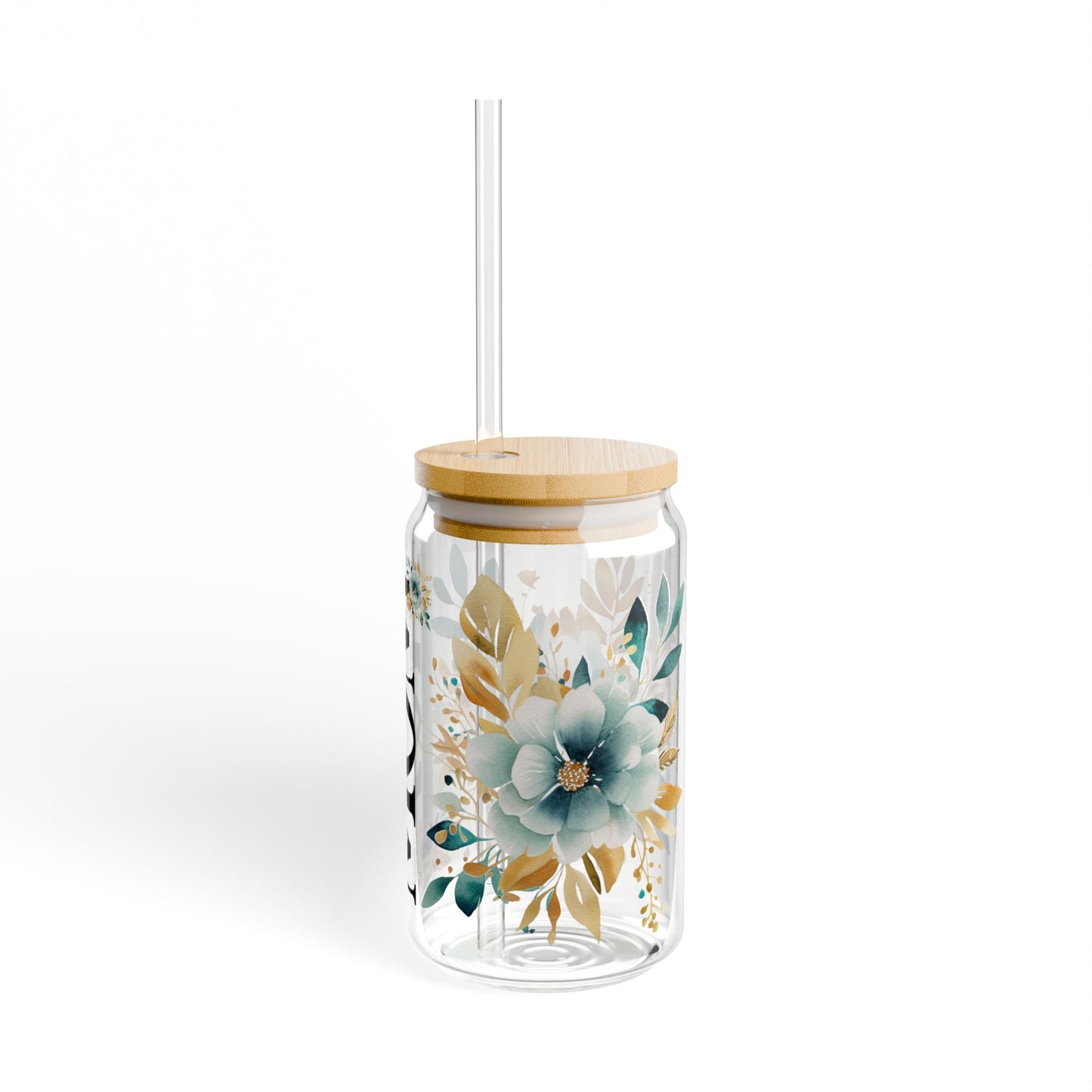 Flower mom the Sipper Glass, 16oz