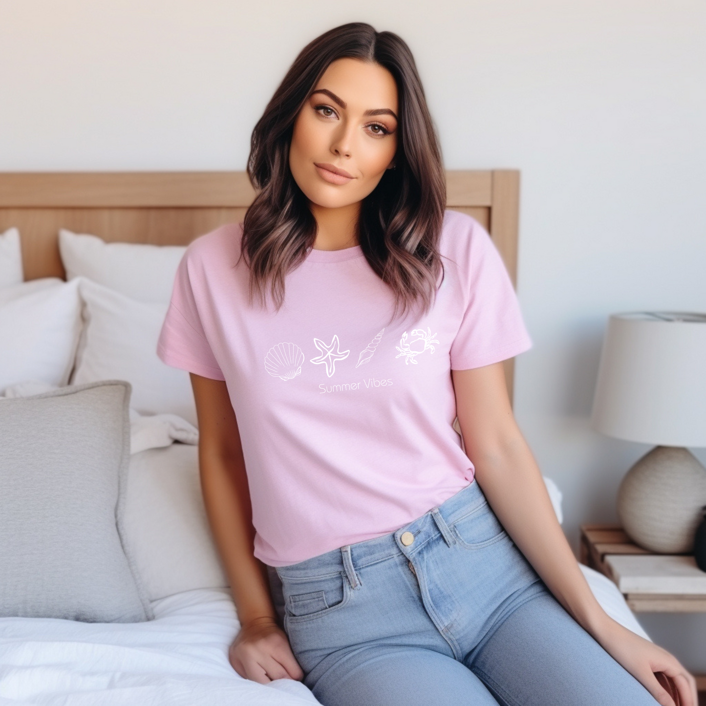 Summer Vibes Shirt for Men and Women, Casual Summer Shirt, Lightweight Tee Perfect for Warm Weather