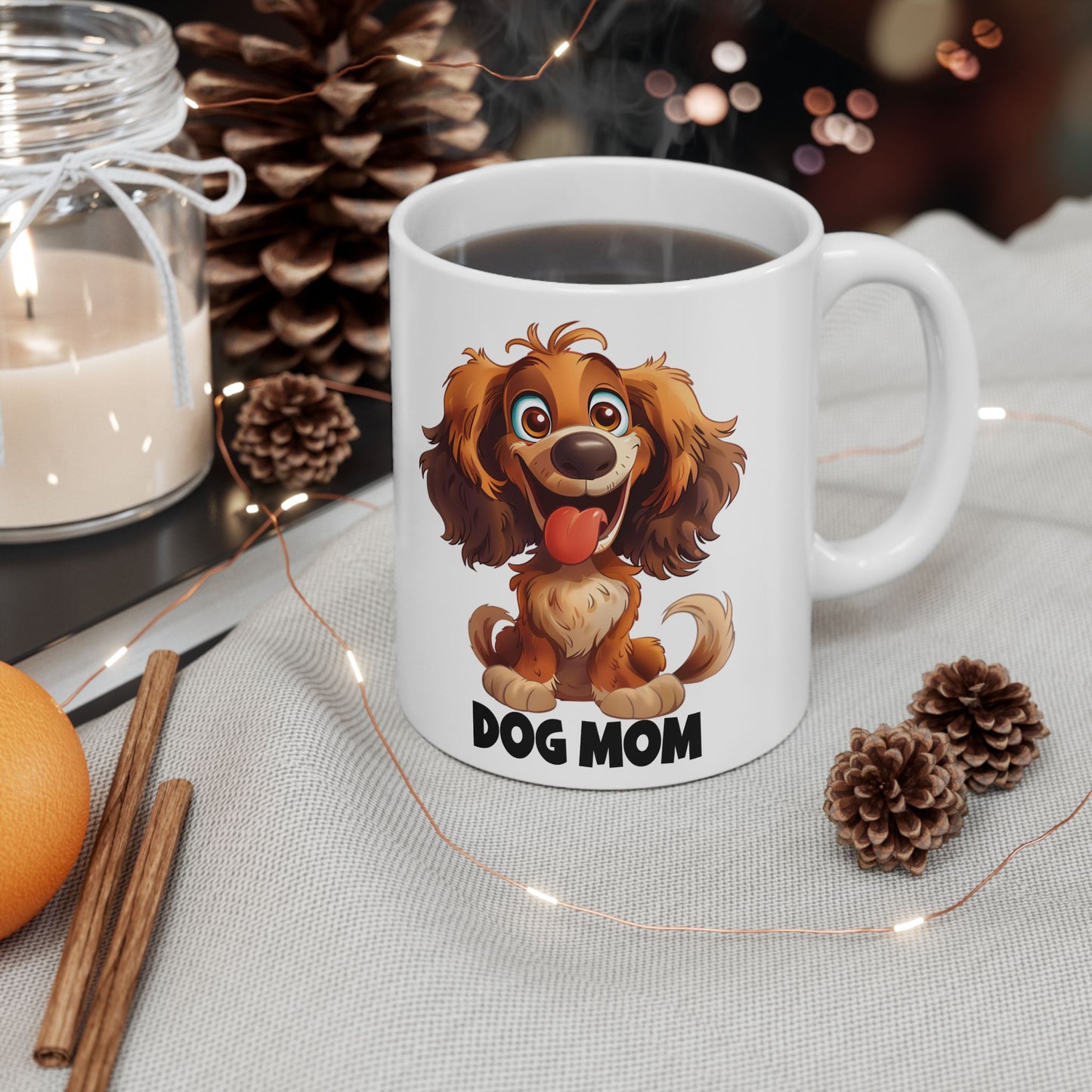 Dog Mom, Dog Dad Ceramic Mug, (11oz, 15oz)