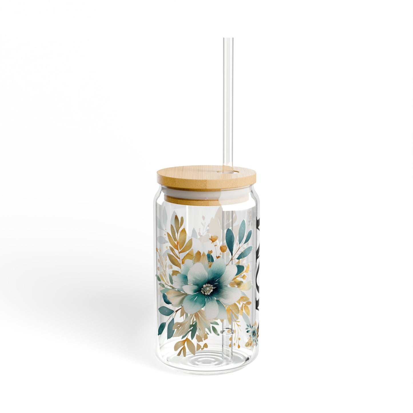 Flower mom the Sipper Glass, 16oz