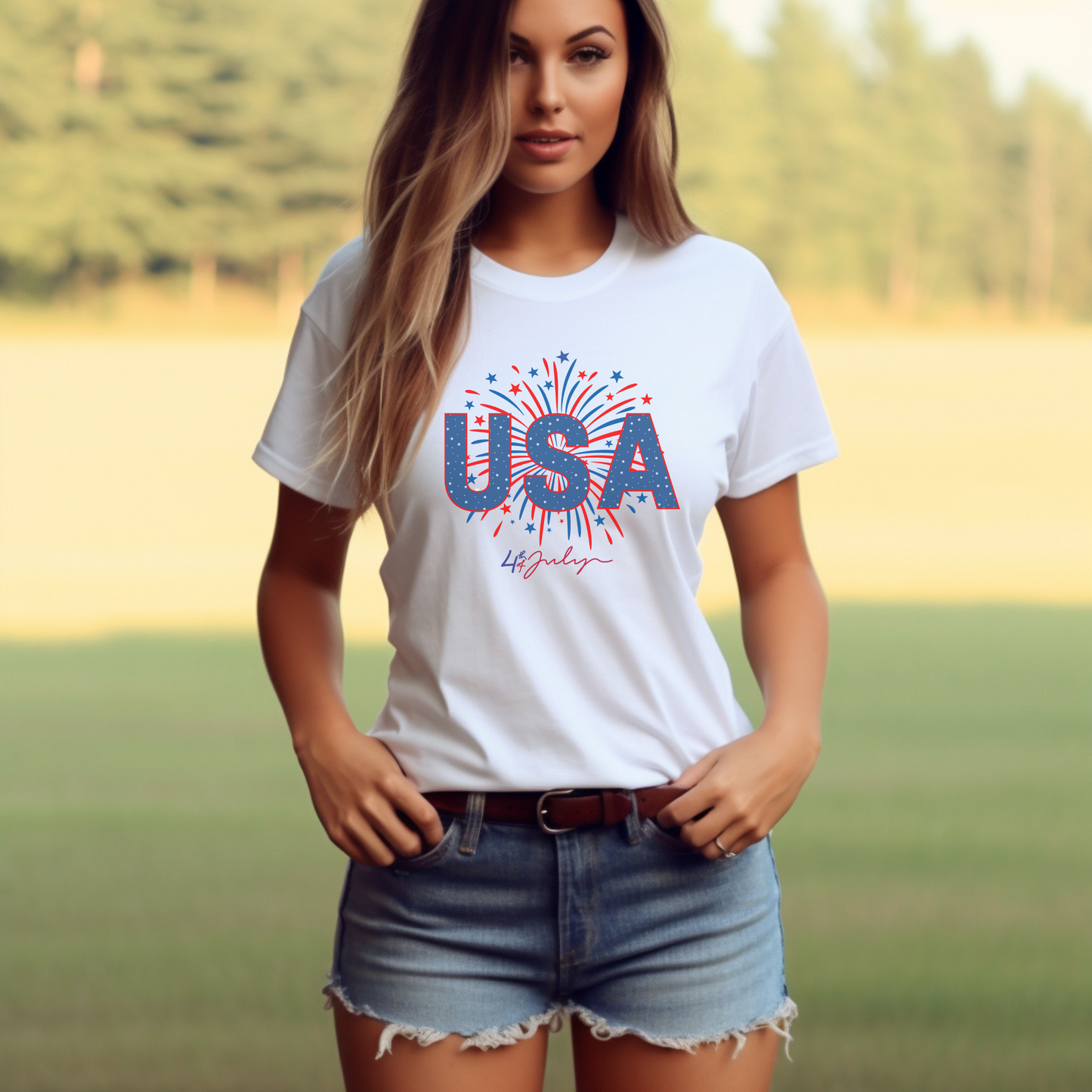 4th of July Unisex Shirt for Men & Women – Celebrate Independence Day Tee – Patriotic USA Top for July 4 Celebration