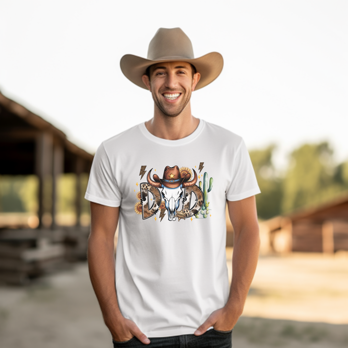 Dad Cowboy T-Shirt for Father's Day | Perfect Gift for Cowboy Lovers | Fun & Stylish Tee for Dads