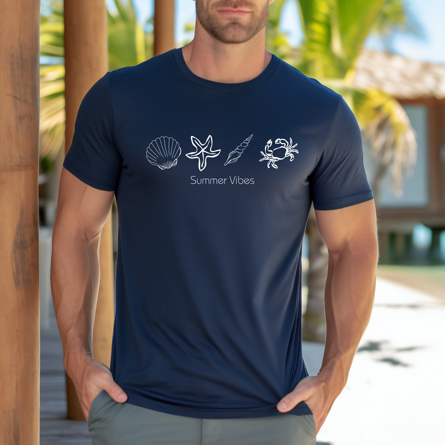 Summer Vibes Shirt for Men and Women, Casual Summer Shirt, Lightweight Tee Perfect for Warm Weather