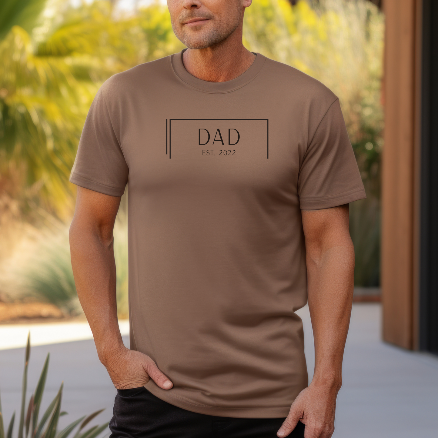 Personalized Dad Shirt Customized with Year You Became a Father – Father's Day Gift for New Dad, Fatherhood Tee, Dad Life Shirt