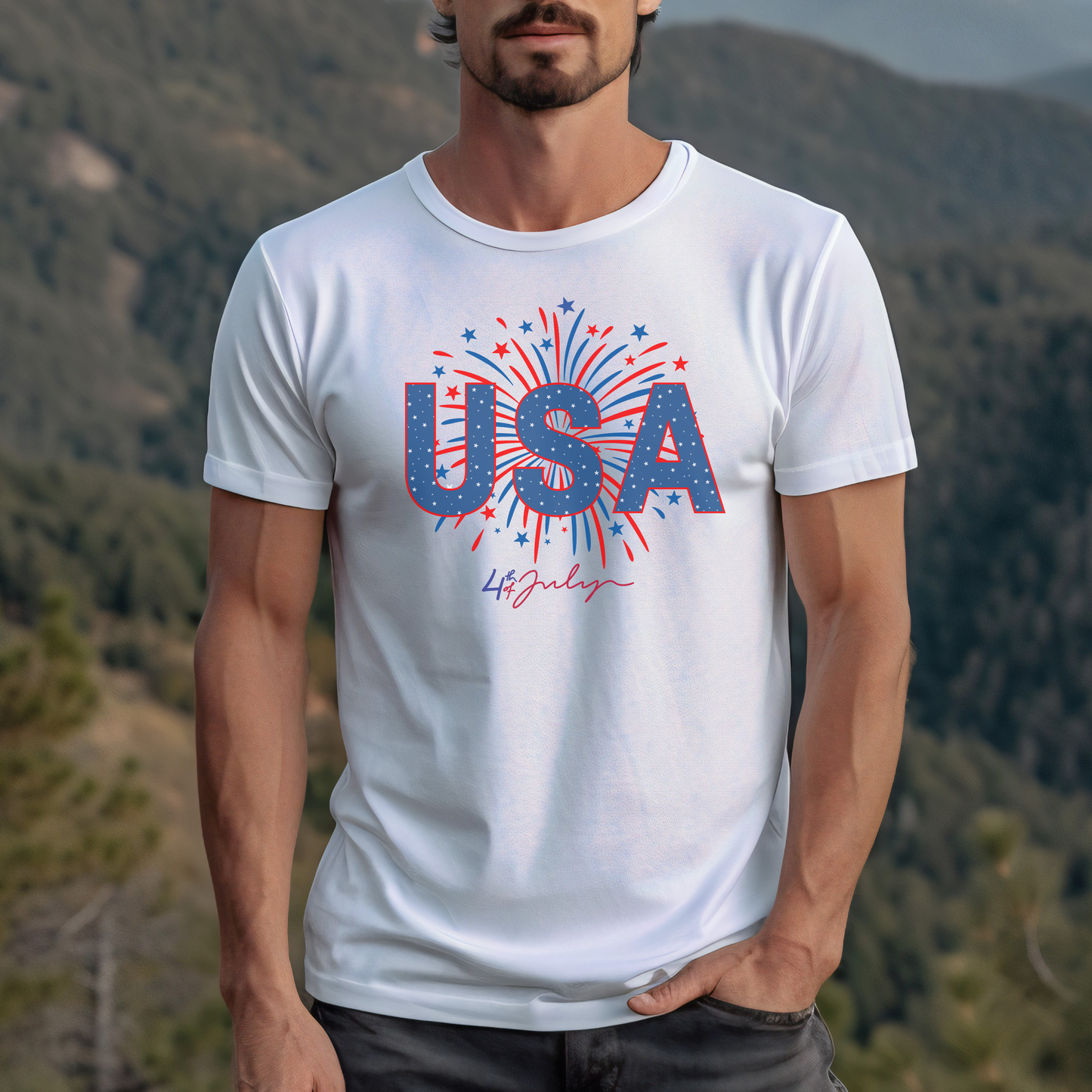 4th of July Unisex Shirt for Men & Women – Celebrate Independence Day Tee – Patriotic USA Top for July 4 Celebration