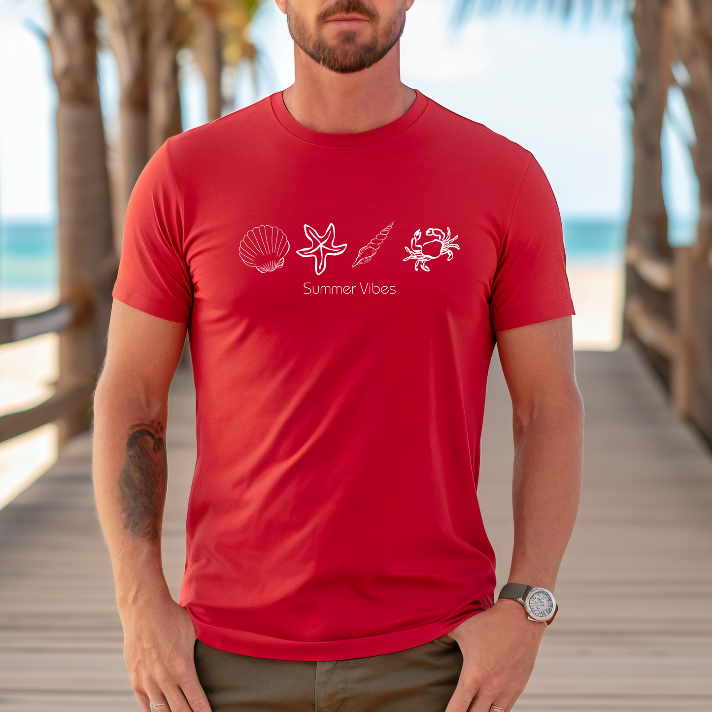 Summer Vibes Shirt for Men and Women, Casual Summer Shirt, Lightweight Tee Perfect for Warm Weather