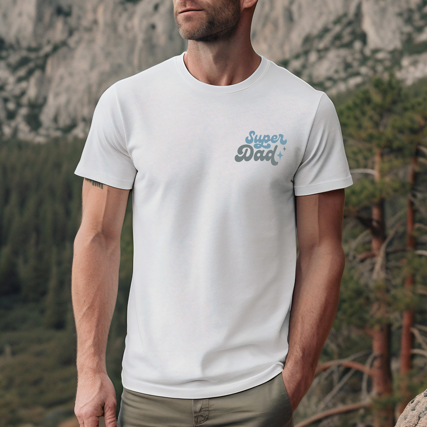 Super Dad T-Shirt - Father's Day Gift for Dad, Superhero Dad Tee, Unique Present for Superhero Fathers