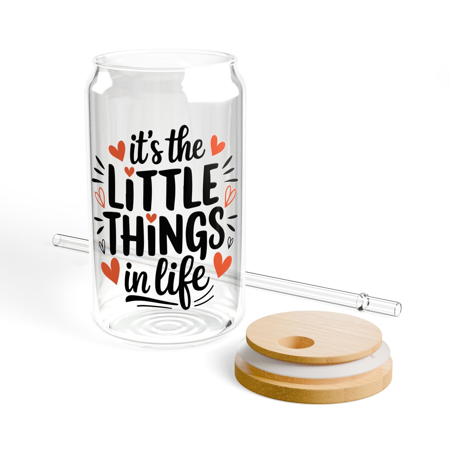 It´s Little Things in Life the Sipper Glass, 16oz