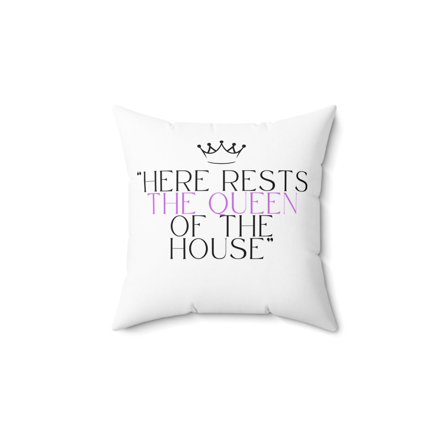 Spun Polyester Square Pillow