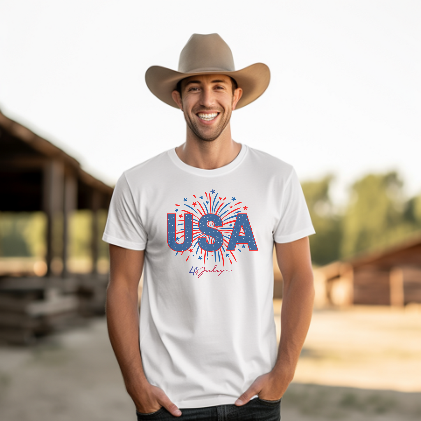 4th of July Unisex Shirt for Men & Women – Celebrate Independence Day Tee – Patriotic USA Top for July 4 Celebration